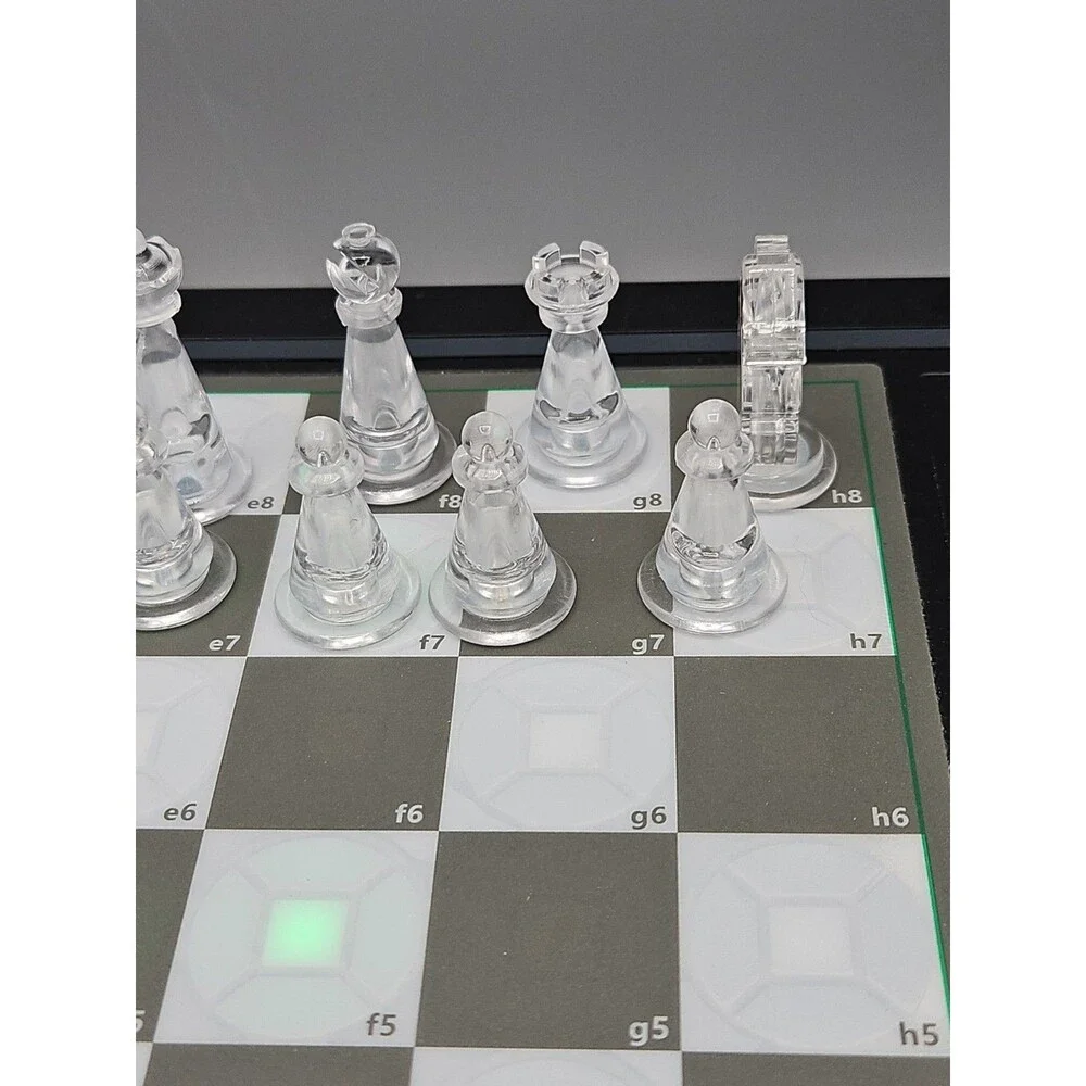 Electronic Chess Board L6 with LED Lights, Computer Chess Set with Piece Charger
